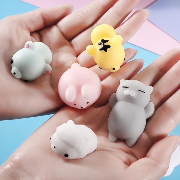 Squishy Slow Rising Jumbo Toy Bun Jouets Animaux Mignon Kawaii Squeeze Cartoon Squishies Chat Squishiy Mode Animaux Rares Cadeaux Charms