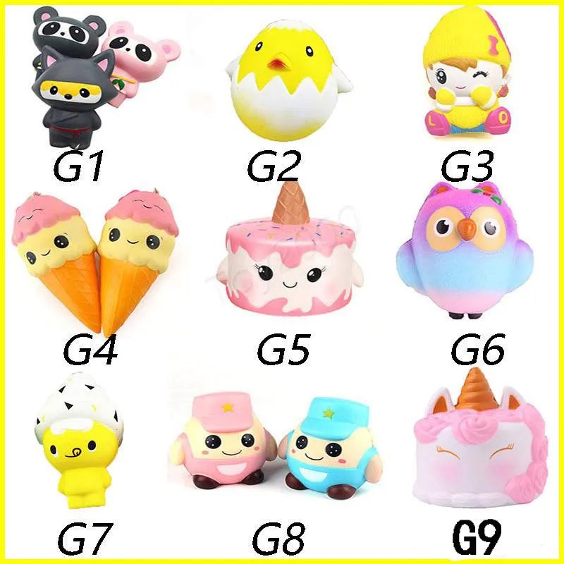 Anboor Squishy Chat Crème Glacée Galaxie – Slow Rising Kawaii – Jouet Anti-Stress Parfumé & Doux