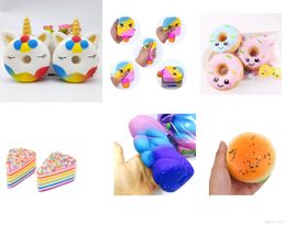 Squishy Speelgoed, IJs, Donuts, Hamburgers, Cakes, Marshmallows, Langzame opstijging, Schattige Cellphones met geschenken voor kinderen knijpen