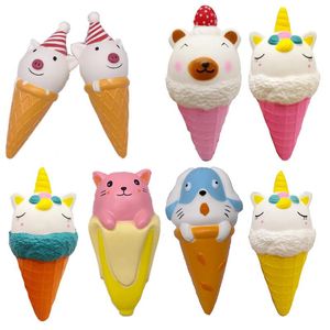 Squishy Unicorn Ice Cream Decompressie Toy Kids Grappige Pinch Squeeze Toys Groothandel