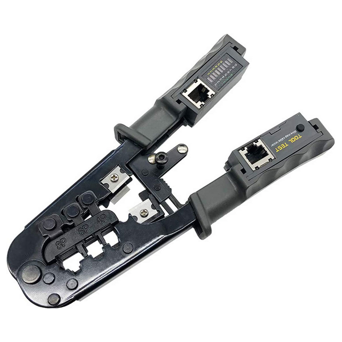 SR 6P/8P Wire Cutter Tool Test Crimping Pliers 2 in 1 RJ45 Network LAN Cable Crimper Pliers Cable Tester Cable Pliers