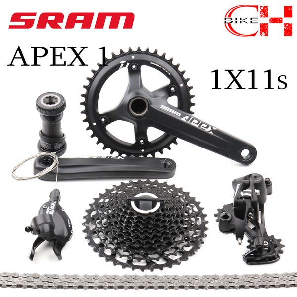 SRAM APEX 1 1x11 Speed Road Road Bike Off-Road GXP Groupset Shifer Trigger Dailleur 11-42T Cassette Cross Country Bicycle Kit