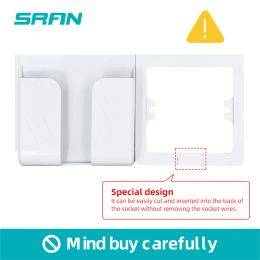 SRAN super facile à utiliser support / étagère de téléphonie mobile pour socket d'alimentation murale standard de l'UE avec prise électrique USB