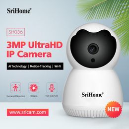 SriHome SH0363MP 1296P Outdoor Waterbroof IP Dome Camera AI Humanoid Auto Tracking Home Beveiliging CCTV Monitor Ondersteuning NVR