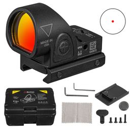 SRO Red Dot Reflex Sight Scope voor de jacht Tactische Red Dot Sight met klokbevestiging