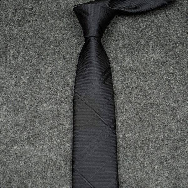 SS Moda Corbatas clásicas Diseñador Corbata de seda negro azul Jacquard Tejido a mano para hombres Boda Corbata informal y de negocios Caja de corbatas de moda