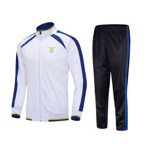 SS Lazio Survêtements pour hommes Adultes Costume de jogging en plein air Veste à manches longues Sports Soccer Suit235h