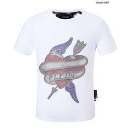 SS Mannen Plein Hop Philipps RONDE pp MET BEER Schedel T T-SHIRT Heren HALS Designer HAWAÏ T-shirts KRISTALLEN Hip Merk Tshirt PP Top Tees 161200 SKPW