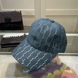 SS Mens Ball Caps Designer Baseball Cap For Women Street Hats Mode Brandball Hat verstelbare Sunhats Casquette