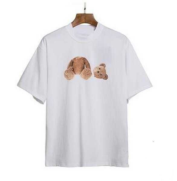 SS Mens Teddy Bear T-shirts imprimés Noir Blanc Rose Tee Hommes Femmes Palm Top T-shirts à manches courtes Designer Cotton Clothesgz2b