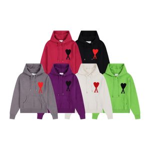 SS Nuevo producto Miri Sweater Love Amor para hombres y mujeres Suéteres bordados en jacquard con capucha Sueltos Deportes de ocio para hombres y mujeres Ropa superior de manga larga