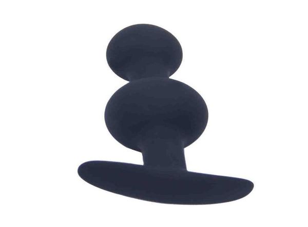 SS18 Sex toy masseur Gay Sex Toy Silicone étanche perle anale Plug boule en métal frappe la paroi intérieure Anus Muscles formateur adulte Toy6690110