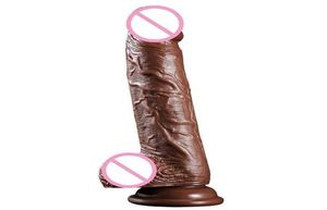 SS18 Sex Toy Massager -riem op realistische dildo's voor vrouwen Big Dick Toys enorme Dildo Penis met SucTion Cup Gay Lesbian Adult Produc3602118