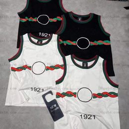 SS22 Heren Tank Tops 1921 Serie Katoen Effen Gebreide Tank Heren Vest Mans Dames Vesten Merk Ondergoed Maat M-XXL2814