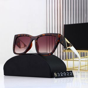 Ss23 Lunettes de soleil Fashion Designer Lunettes de soleil 32022 Goggle Beach Robe de mariée rose Lunettes de soleil pour homme femme 6 couleurs en option Bonne qualité rapide