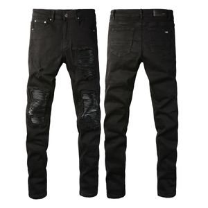 SS24 M5200 Heren jeans Merk Skinny Slim Fit Gewassen Coatingmateriaal Luxe Denim Elastisch Motor Heren Originele TOP Designer SZ28-40