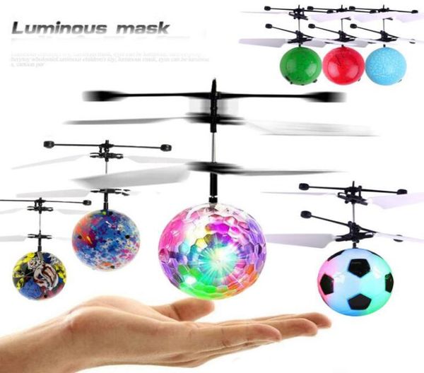 Ssensing avion Fly Ball jouets main Induction RC éclairage volant boule de cristal détection avion jouet sans télécommande 4980142