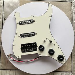 SSH Upgrade Prewired Pickguard Set Loaded Seymour Duncan Alnico V Pickup Coil Split, Multi Switch pour Start Electric Guitar