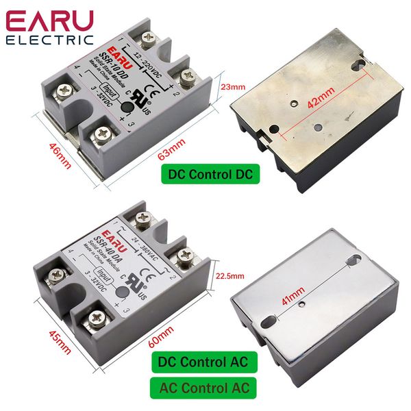 SSR-25DA SSR-40DA SSR-40AA SSR-40DD SSR 10A 25A 40A 60A 80A 100A DA DA AA MODULE DE RELAIS SUSSION