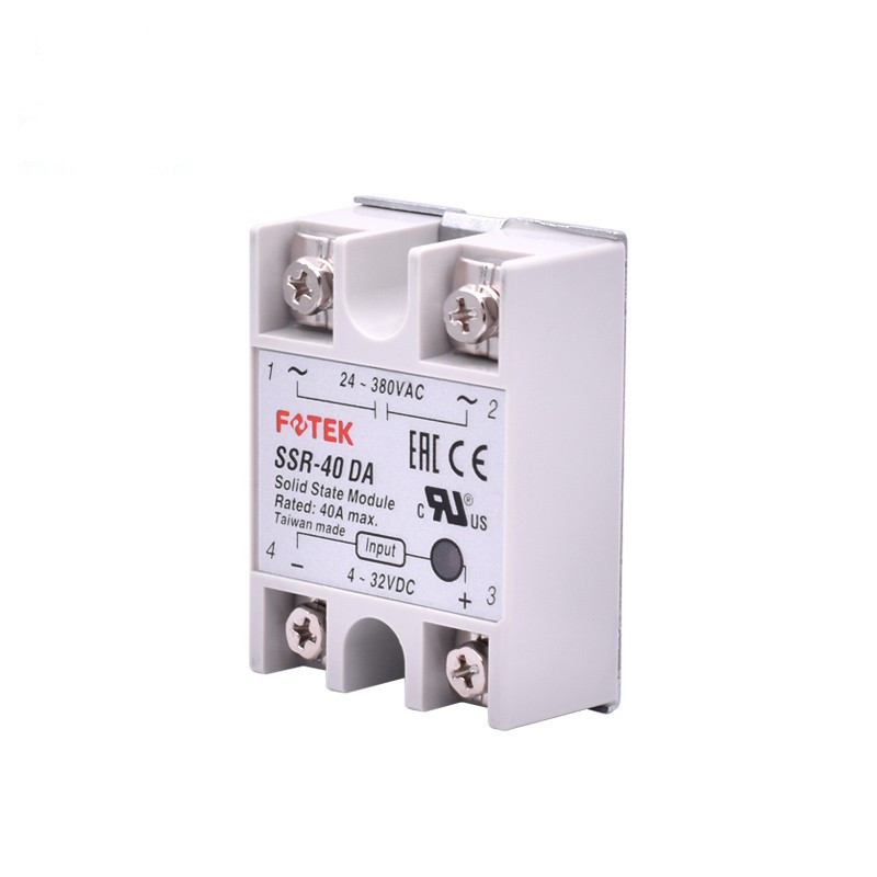 SSR Single-phase solid-state relay FOTEKT SSR-40DA AC control DC 10A 25A 40A 50A 60A 80A 100A