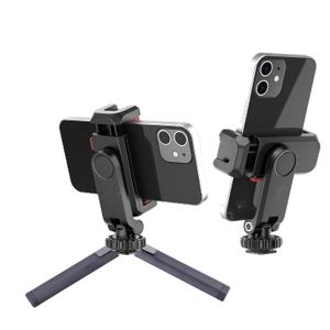 Camera Flitsschoen Telefoonhouder Klem ST-06 Flexibele Statief Stand Mount Adapter 360 Draaibaar Verstelbare Clip Selfie Stick Monopod Ondersteuning voor Micro Mobiele Telefoon Invullichten