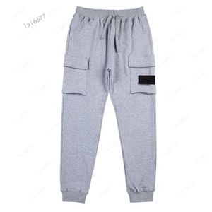 *ST-2299 Heren Amerikaanse lente en herfst Effen trui Broek Dunne losse bundel Voettij Merk Hong Kong Wind Sport Vrije tijd Negen minuten broek