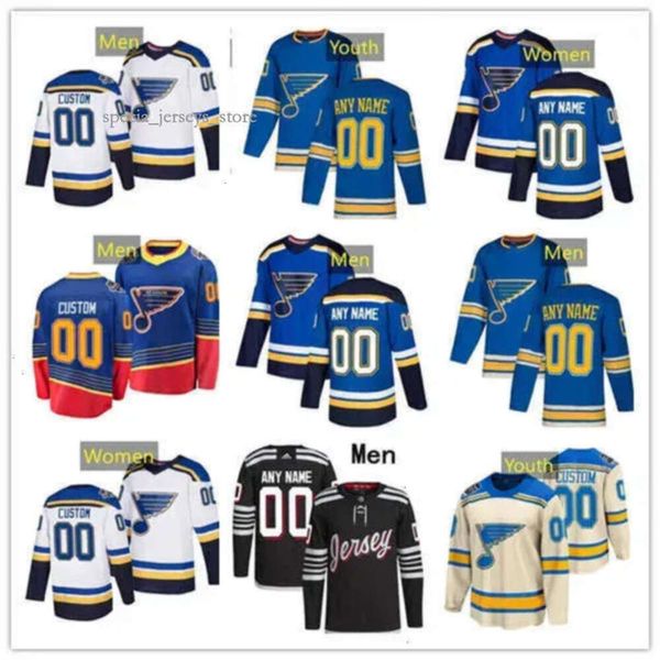 Maillot de hockey St. ''blues'' 72 Justin Faulk 47 Torey Krug 4 Nick Leddy 77 Niko Mikkola 55 Colton Parayko 43 Calle Rosen 50 Jor Dan Binni 4663 4948 8222