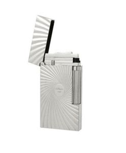 ST lichter fel geluid geschenk met adapter luxe mannen accessoires zilveren kleurpatroon aanstekers 159685956