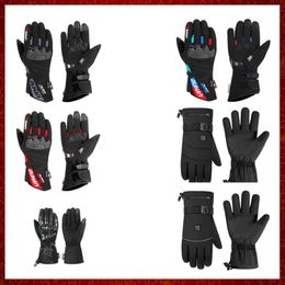 ST150 gants de Moto hiver imperméables chauffés Guantes Moto écran tactile alimenté par batterie Moto course gants d'équitation
