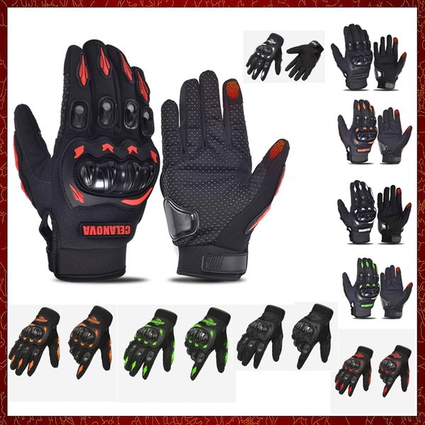 Gants de moto ST18 pour hommes, doigt complet croisé pour écran tactile extérieur, gants de moto tout-terrain, vélo de montagne, moto électrique