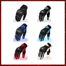 ST180 Guantes de motocicleta Moto Pantalla táctil Transpirable Moto de carreras Montar en bicicleta Guantes protectores Proción de fibra de carbono