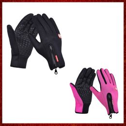 ST219 Autumn Winter Warm Handschoenen Mannen Women Touch Screen Handscherm Handschepen Waterdichte winddichte handschoenen buitensport Thermische skihandschoen