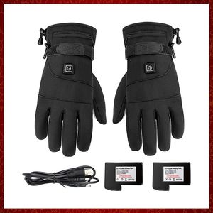 ST237 hommes gants chauffants moto écran tactile alimenté par batterie gants imperméables hiver garder au chaud moto gants chauffants Guantes