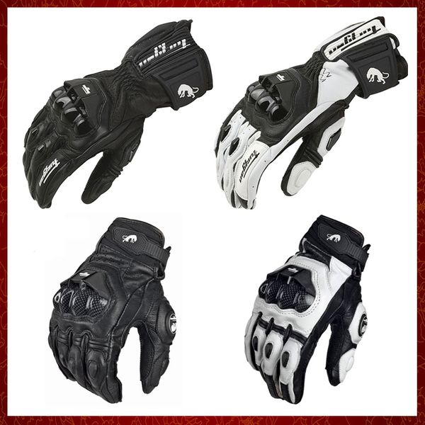 ST255 gants en cuir véritable de haute qualité gants de moto pour hommes rekawice motocyklowe