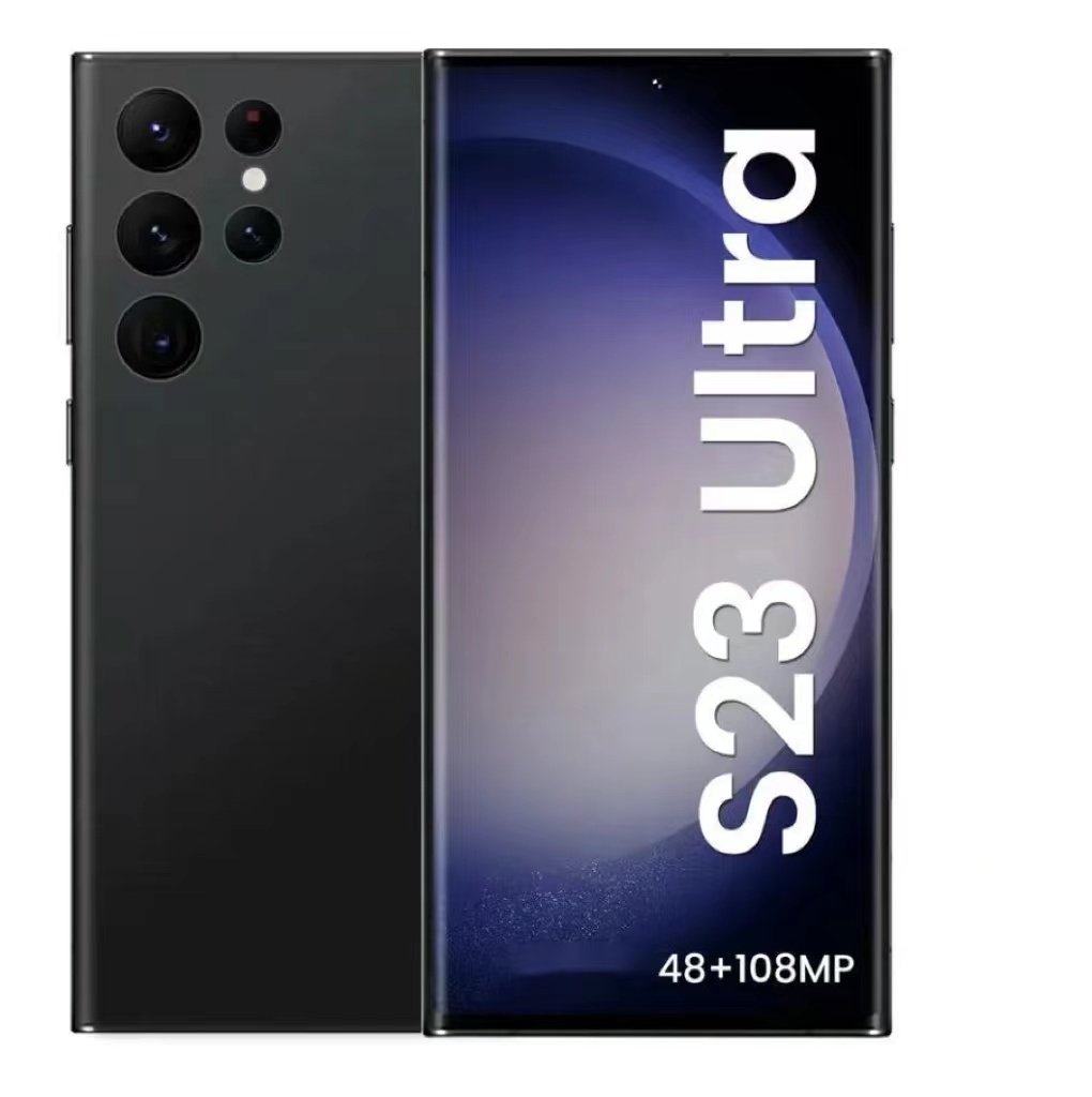 S23 Ultra 5G téléphone intelligent 4G LTE Octa Core 6GB 128GB S22 6.8 pouces trou de perforation plein écran empreinte digitale identification faciale 13MP caméra GPS 1TB 512GB 256GB