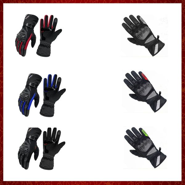 ST345 Guanti da moto caldi Guanti invernali da motociclista Guanti da moto in cotone Accessori per motociclisti antivento impermeabili