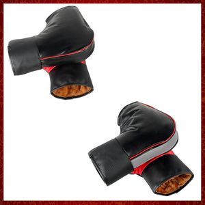 ST43 1PAIR Motorfiets stuurbekleding Beschermende motorfiets Scooter Dikke Warm Grip Handgreep Muff Regenbestendige Winterwarmer handschoenen