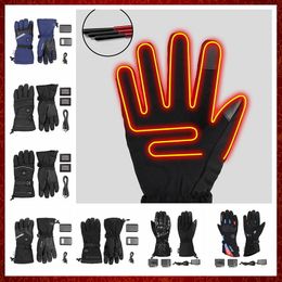 ST430 Verwarmde handschoenen met batterij aangedreven winter Buiten thermische motorrijdershandschoenen 100% waterdichte Keep Warm Moto Guantes