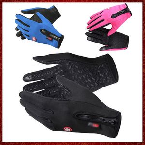 ST450 unisexe écran tactile hiver thermique chaud cyclisme vélo vélo Ski en plein air Camping randonnée moto gants sport complet doigt