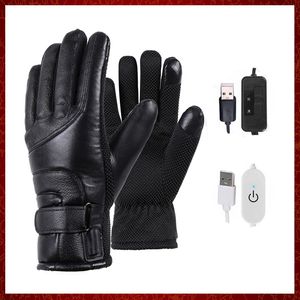 ST592 gants de moto d'hiver électriques chauffants imperméables coupe-vent cyclisme chauffage chaud USB alimenté gants chauffants pour motoneige