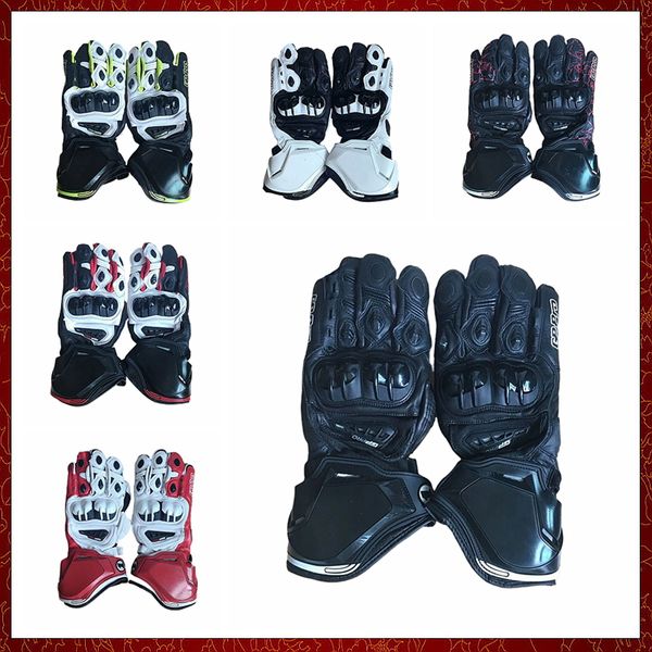 ST602 nouveau en 6 couleurs 100% cuir véritable moto longue course conduite moto Original peau de vache Motocross gants