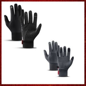 ST604 Autumn Winter Men Dameshandschoenen raken koude waterdichte motorhandschoenen buitensporten Warm thermisch fleece lopende skihandschoenen