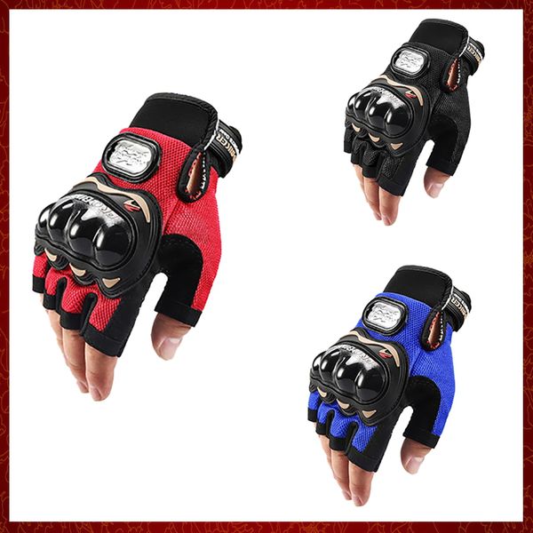 ST638 gants de moto respirant demi-doigt gant Protection de Sport de plein air équitation Cross Dirt Bike gants