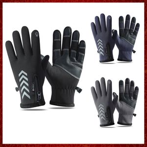 ST660 gants d'hiver d'extérieur imperméables Moto doublure polaire thermique résistant à l'écran tactile antidérapant Moto équitation