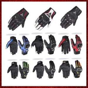 ST666 Motorfietshandschoenen Volledige vinger rijden Moto Zomer/Winter Mittens Motocross Sheepskin Leather Gloves Men Vrouw Guantes