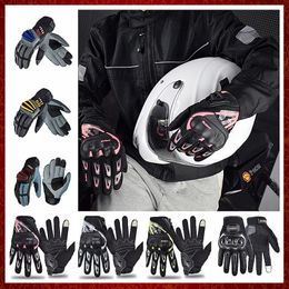 ST674 2023 Motorfiets Motorrad Rally Ademende lederen handschoenen voor BMW R1200GS R1250GS MOTOCROSS OFF-ROAD Guantes Moto Racing Gloves