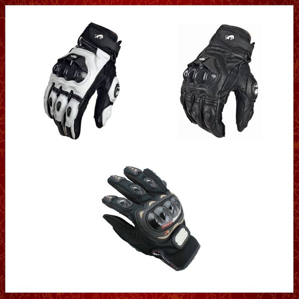 ST733 Gants de Moto en cuir hommes gants de course de Moto en cuir véritable vélo cyclisme Moto Motocross gant d'équitation été femmes