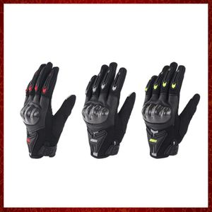 ST760 Moto Gants En Cuir De Fibre De Carbone Moto Gants D'équitation Hommes Moto Protection Gears Motocross