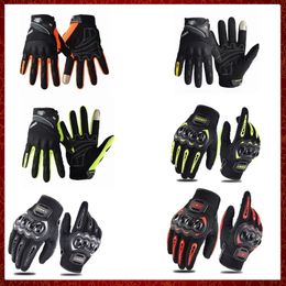 ST77 gants de moto d'été écran tactile doigt complet course/escalade/cyclisme/équitation Sport coupe-vent gants de Motocross Luvas