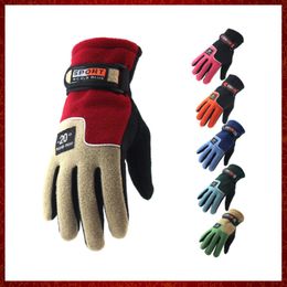 ST816 MANNEN Winter Winter Warm Fleece Thermische motorfiets Thermische warme handschoenen Polaire fleece wanten voor mannen Vrouwen sneeuwsporthandschoenen terug